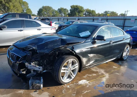 2013 BMW 640I Gran Coupe from USA, damaged, VIN WBA6A0C52DDZ04409